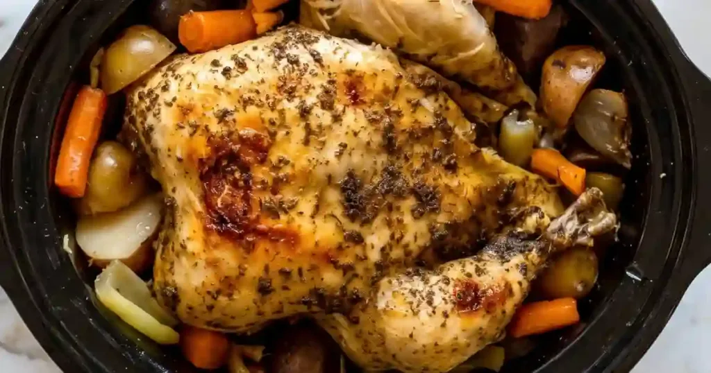 Crockpot Whole Chicken Recipe 1 crockpot whole chicken recipe